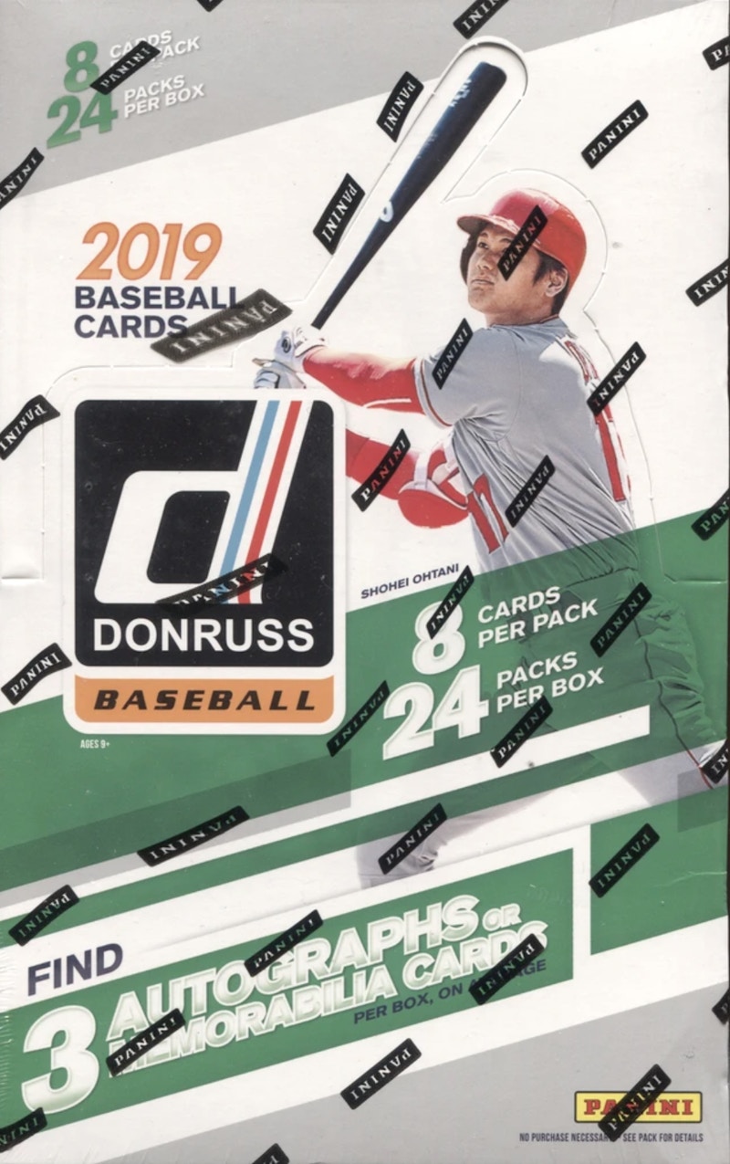 2019 Panini Donruss Baseball Hobby Box