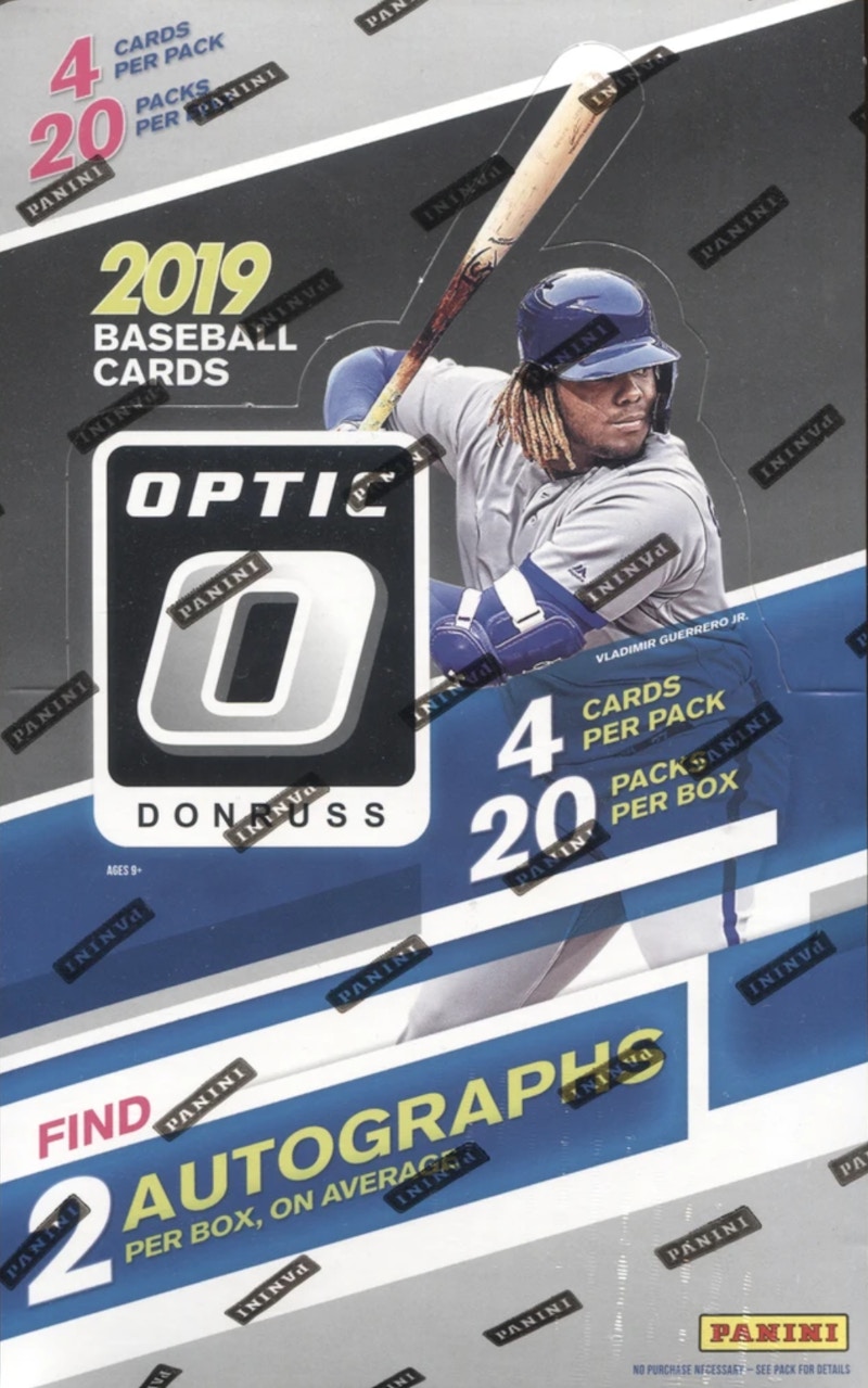 2019 Panini Donruss Optic Baseball Hobby Box