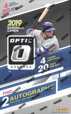 2019 Panini Donruss Optic Baseball Hobby Box Buy 2019 Panini Donruss Optic Baseball Hobby Box