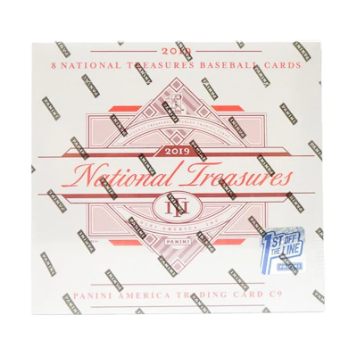 2019 Panini National Treasures Baseball 1st Off The Line Box