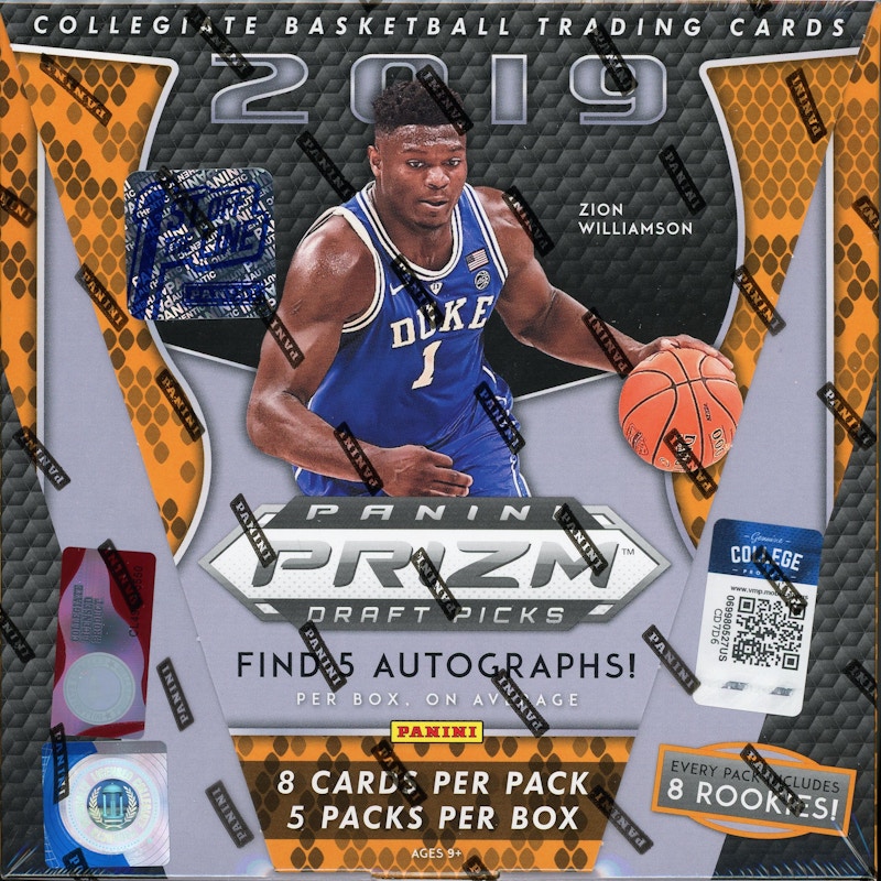 2019 Panini Prizm Draft Picks Basketball 1st Off the Line Box