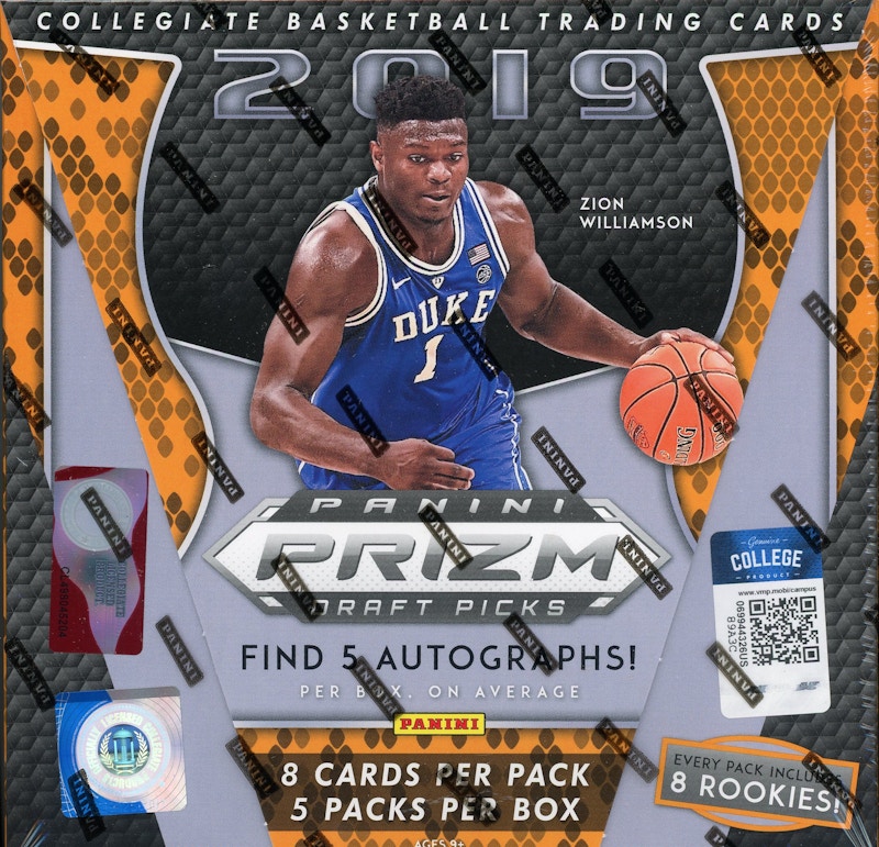 2019 Panini Prizm Draft Picks Basketball Hobby Box