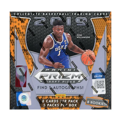 2019 Panini Prizm Draft Picks Basketball Hobby Box