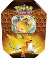 2019 Pokemon Hidden Fates Raichu Tin 2019 Pokemon Hidden Fates Raichu Tin