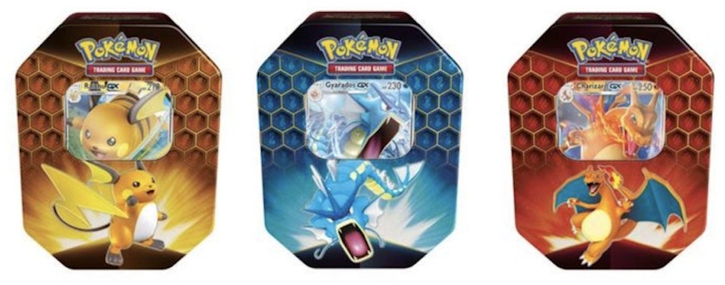 2019 Pokemon Hidden Fates Tin Set 3x Charizard/Gyrados/Raichu Buy 2019 Pokemon Hidden Fates Tin Set 3x Charizard/Gyrados/Raichu