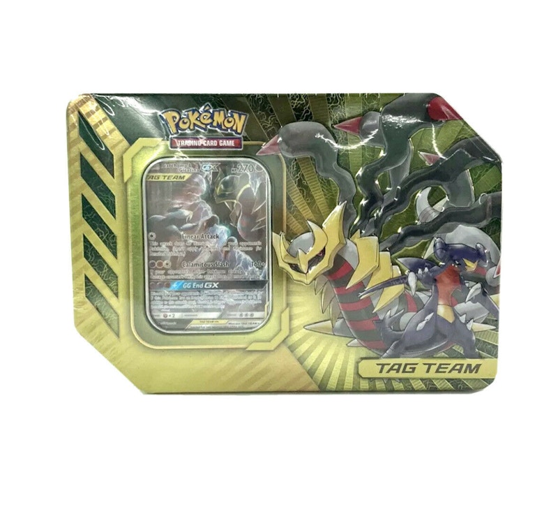 2019 Pokemon TCG Power Partnership Tin Garchomp & Giratina GX