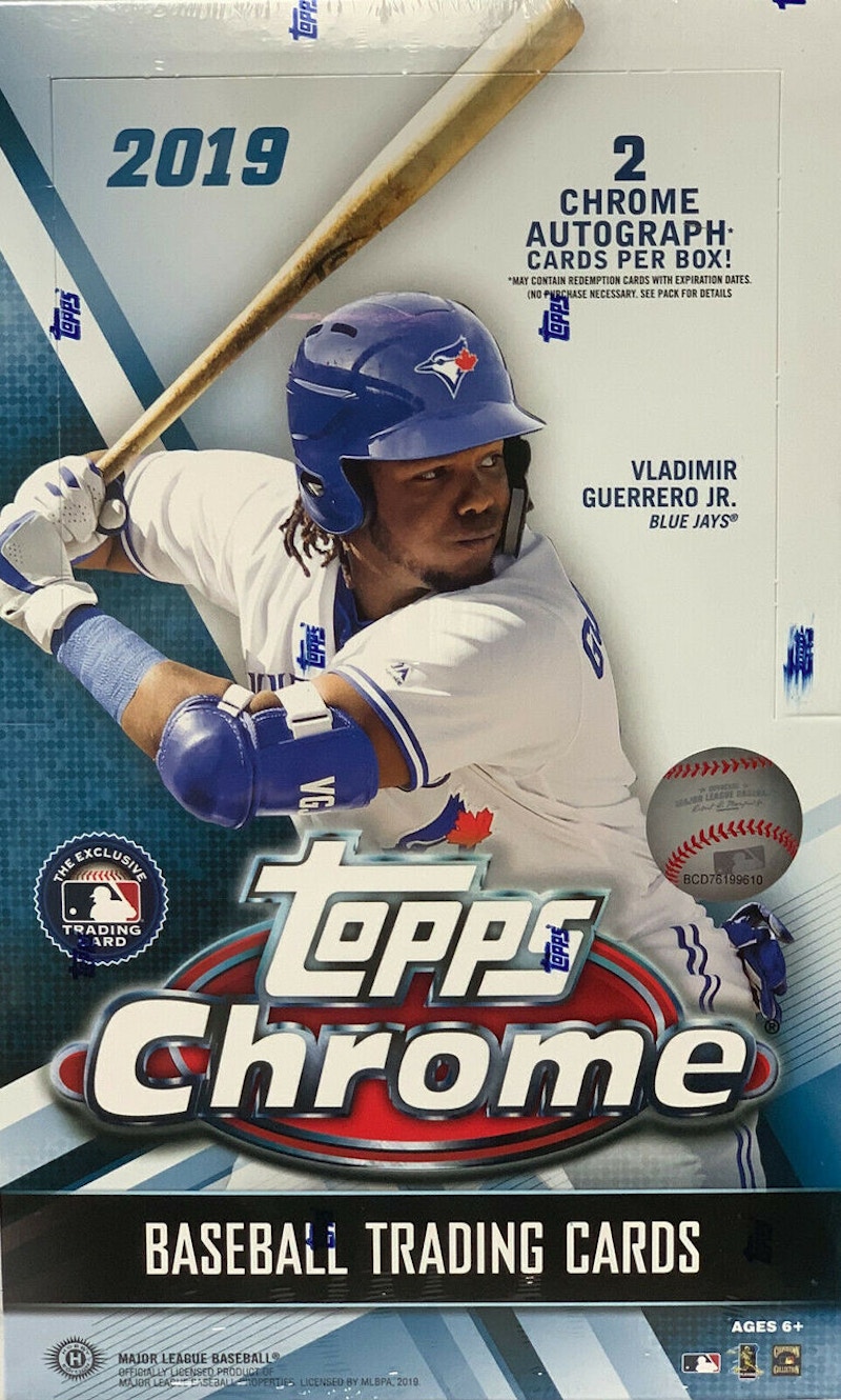 2019 Topps Chrome Baseball Hobby Box
