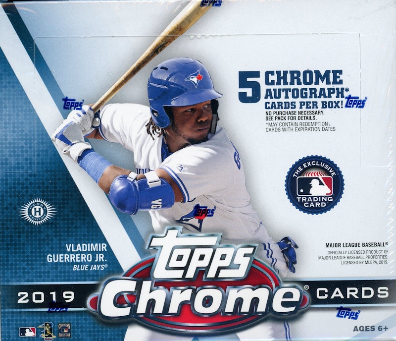 2019 Topps Chrome Baseball Jumbo Box