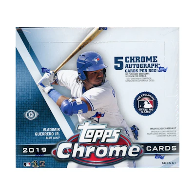 2019 Topps Chrome Baseball Jumbo Box