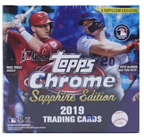 2019 Topps Chrome Baseball Sapphire Edition Box 2019 Topps Chrome Baseball Sapphire Edition Box