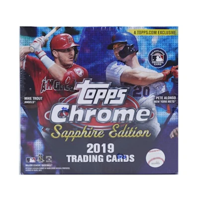 2019 Topps Chrome Baseball Sapphire Edition Box