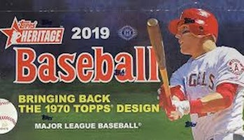 2019 Topps Heritage Baseball Hobby Box 2019 Topps Heritage Baseball Hobby Box
