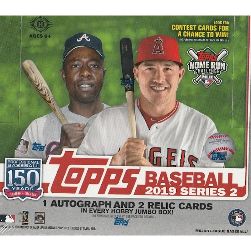 2019 Topps Series 2 Baseball Jumbo Box