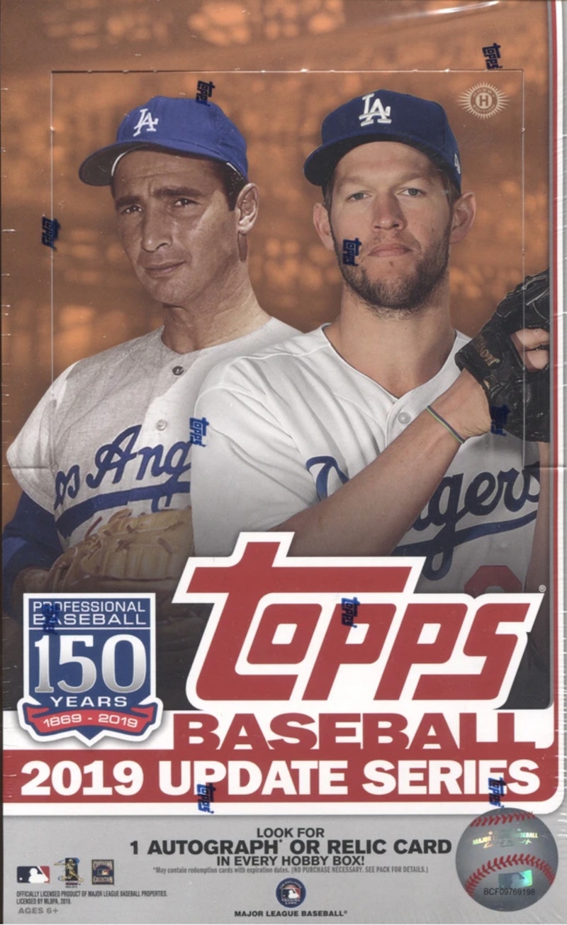 2019 Topps Update Baseball Hobby Box