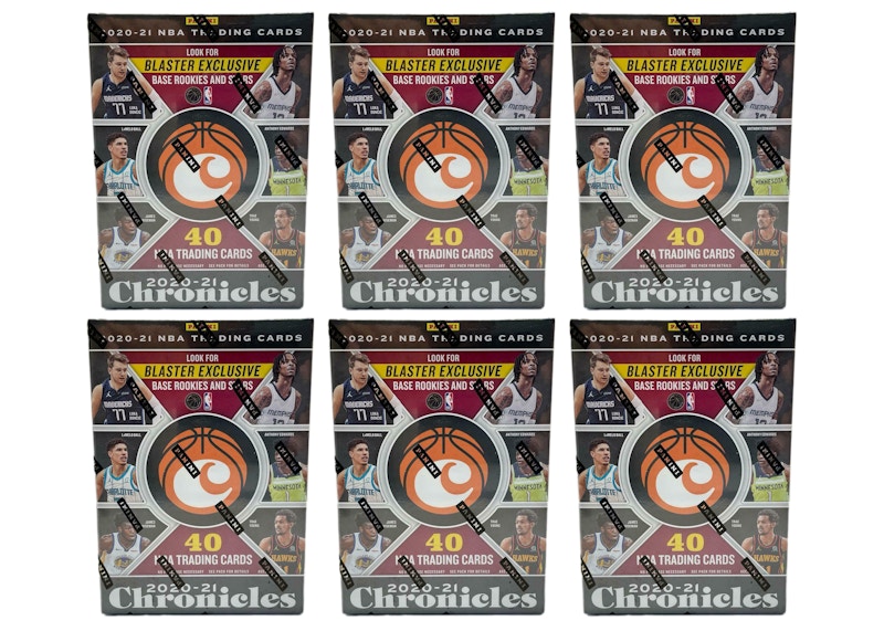 2020-21 Panini Chronicles Basketball Blaster Box 6x Lot