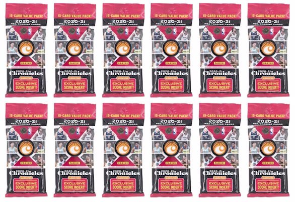 2020-21 Panini Chronicles Basketball Fat Pack 12x lot Buy 2020-21 Panini Chronicles Basketball Fat Pack 12x lot