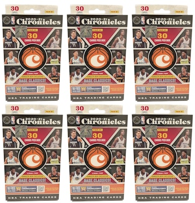 2020-21 Panini Chronicles Basketball Hanger Box 6x Lot Buy 2020-21 Panini Chronicles Basketball Hanger Box 6x Lot