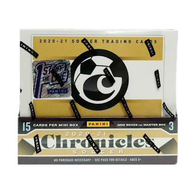 2020-21 Panini Chronicles Soccer 1st Off The Line Hobby Box