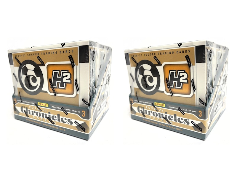 Buy 2020-21 Panini 娛樂紀事 H2 混合足球卡盒 兩盒組