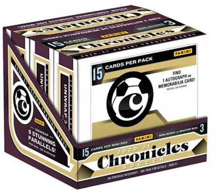 2020-21 Panini Chronicles Soccer Hobby Box Buy 2020-21 Panini Chronicles Soccer Hobby Box