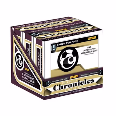 2020-21 Panini Chronicles Soccer Hobby Box