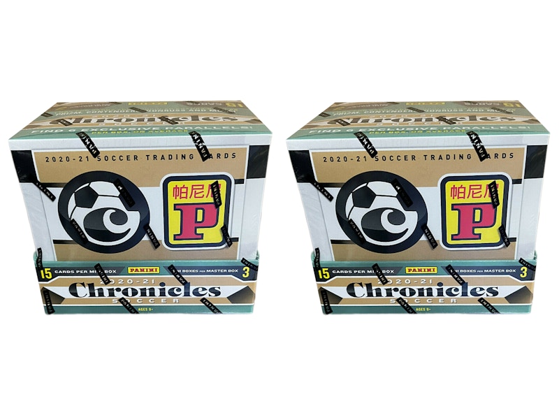 2020-21 Panini Chronicles Soccer Tmall Asia Exclusive Box 2x Lot
