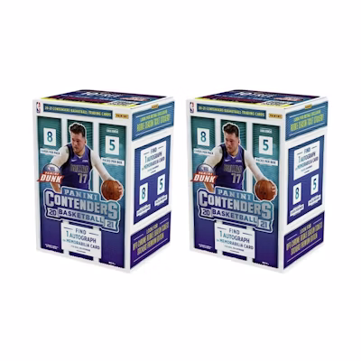 2020-21 Panini Contenders Basketball Blaster Box 2x Lot