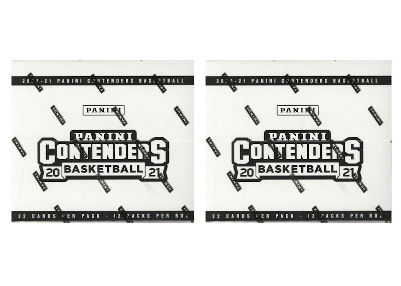 2020-21 Panini Contenders Basketball Factory Sealed Cello Fat Pack Box 2x Lot