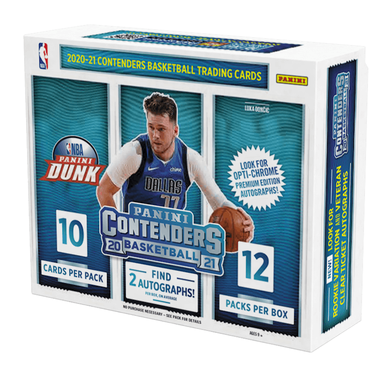 Buy 2020-21 Panini Contenders 篮球爱好者收藏盒