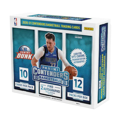 2020-21 Panini Contenders Basketball Hobby Box