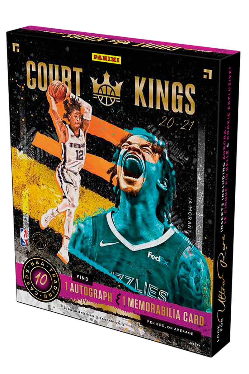 【品質保証書付】 トレーディングカード 2020/21 PANINI COURT KINGS BASKETBALL HOBBY 16-BOX CASE