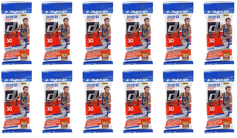 2020-21-panini-donruss-basketball-fat-pack-12x-lot