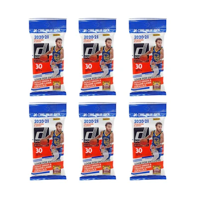 2020-21 Panini Donruss Basketball Fat Pack 6x Lot