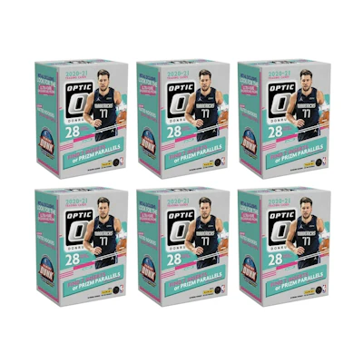 2020-21 Panini Donruss Optic Basketball Blaster Box 6x Lot