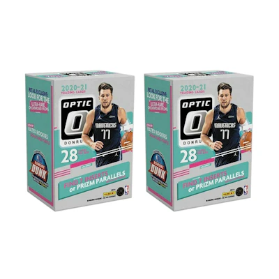 2020-21 Panini Donruss Optic Basketball Blaster Box 2x Lot