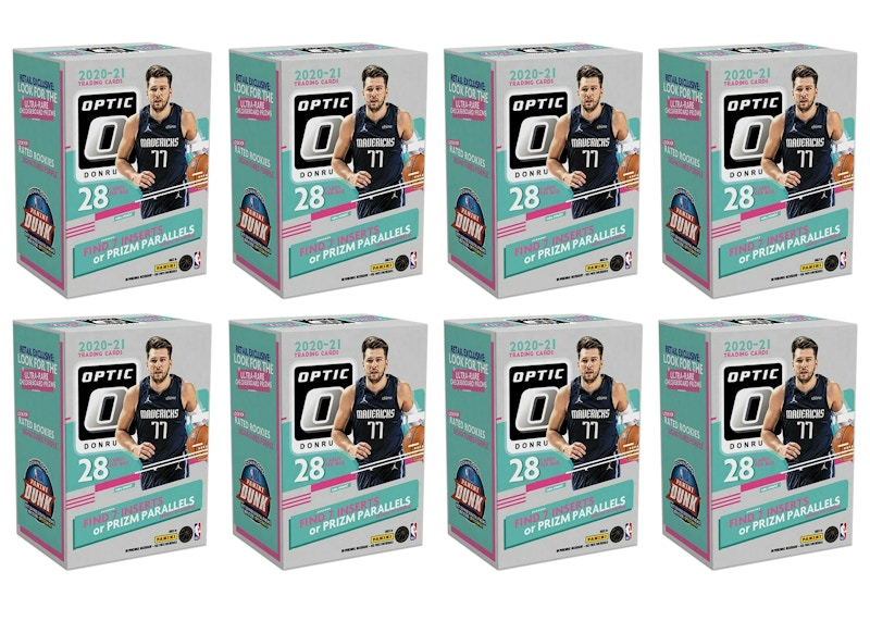 2020-21 Panini Donruss Optic Basketball Blaster Box 8x Lot