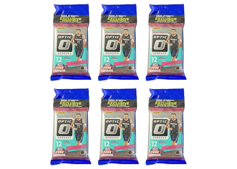 Buy Lote de 6 Packs 2020-21 Panini Donruss Optic Basketball Cello.
