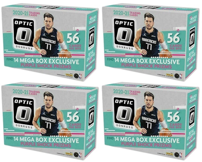2020-21-panini-donruss-optic-basketball-mega-box-purple-shock-prizms-4x-lot