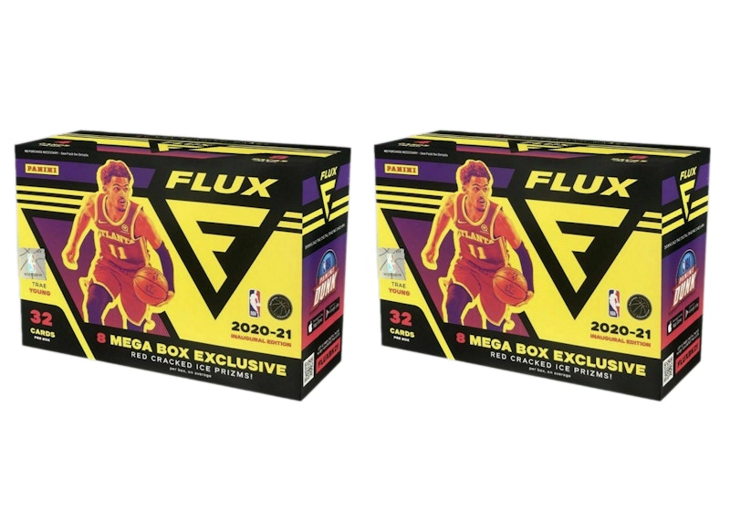 2020-21 Panini Flux Basketball Mega Box (Red Cracked Ice) 2x Lot