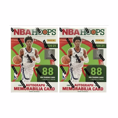2020-21 Panini Hoops Basketball Winter Blaster Box 2x Lot