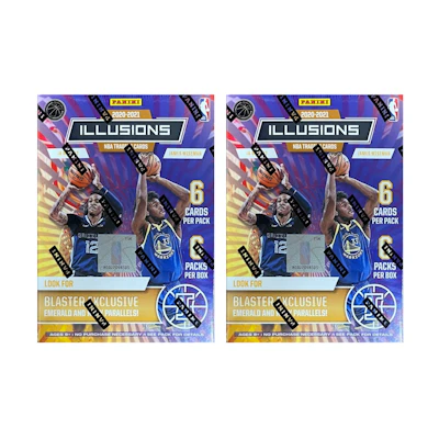2020-21 Panini Illusions Basketball Blaster Box 2x Lot