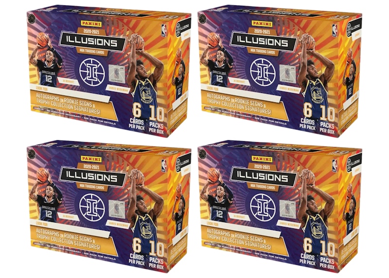 2020-21 Panini Illusions Basketball Mega Box (Target) 4x Lot