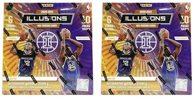 2020-21 Panini Illusions Basketball Mega Box (Walmart) 2x Lot 2020-21 Panini Illusions Basketball Mega Box (Walmart) 2x Lot