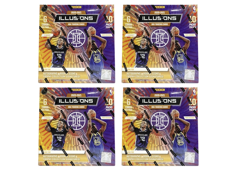 2020-21 Panini Illusions Basketball Mega Box (Walmart) 4x Lot