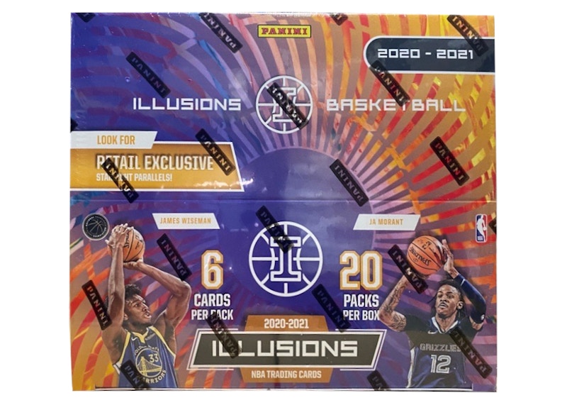 2020-21 Panini Illusions Basketball Retail 20-Pack Box