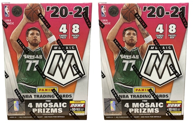 2020-21 Panini Mosaic Basketball Blaster Box 2x Lot Buy 2020-21 Panini Mosaic Basketball Blaster Box 2x Lot