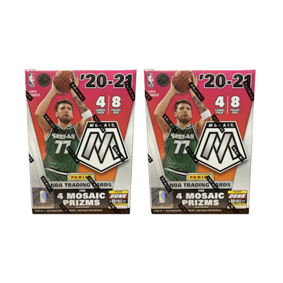 2020-21 Panini Mosaic Basketball Blaster Box 2x Lot