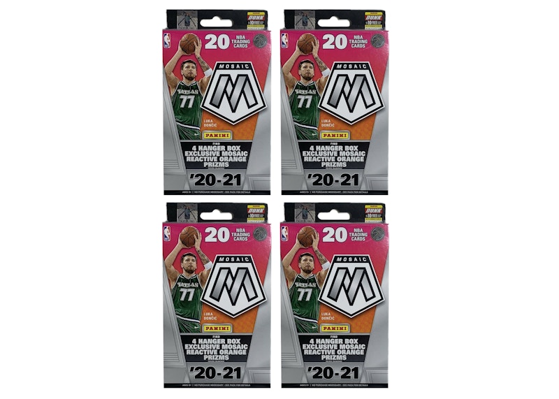 2020-21 Panini Mosaic Basketball Hanger Box 4x Lot