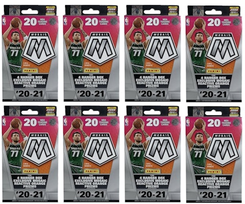 2020-21 Panini Mosaic Basketball Hanger Box 8x Lot Buy 2020-21 Panini Mosaic Basketball Hanger Box 8x Lot