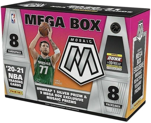 2020-21 Panini Mosaic Basketball Target Mega Box (Reactive Yellow Prizms) (8 Packs) Buy 2020-21 Panini Mosaic Basketball Target Mega Box (Reactive Yellow Prizms) (8 Packs)